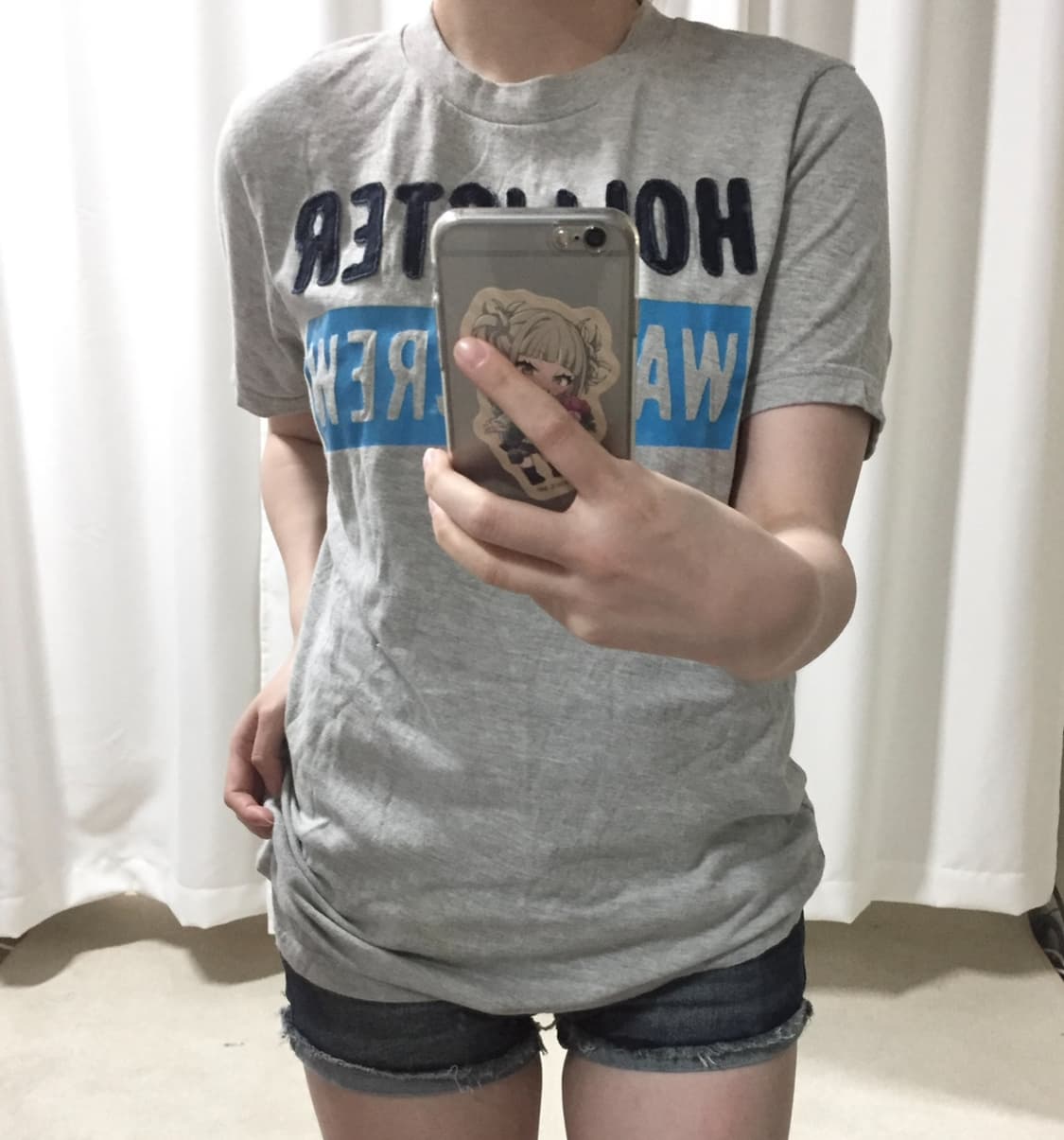 홀리스터 그레이 반팔 티셔츠 상품이미지1