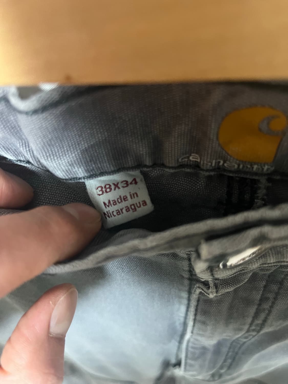 90s칼하트 더블니 Destroyed워크팬츠 상품이미지6