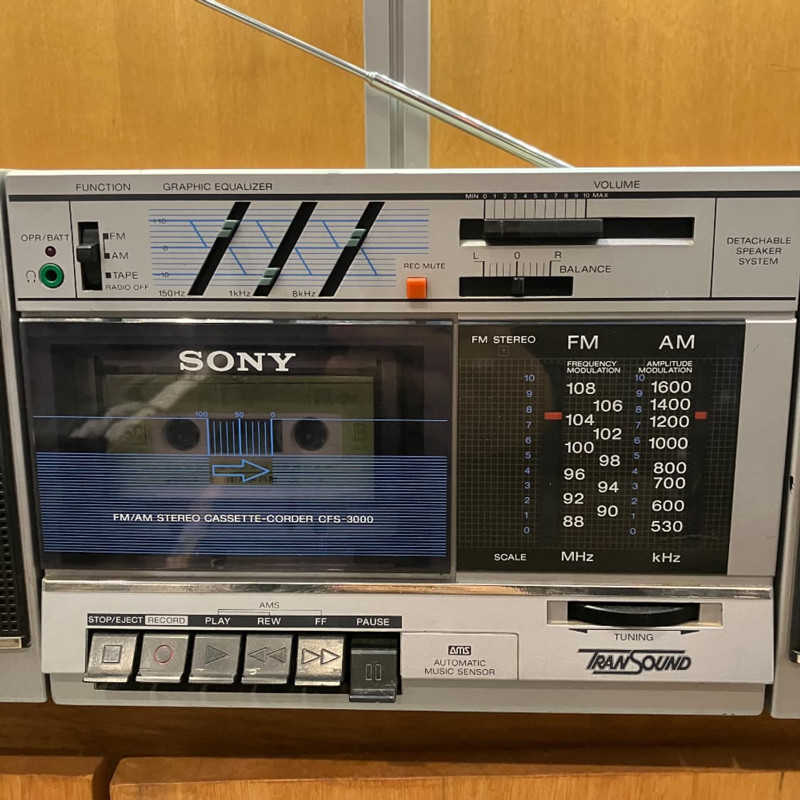 SONY CASSETTE (CFS 3000) 상품이미지2