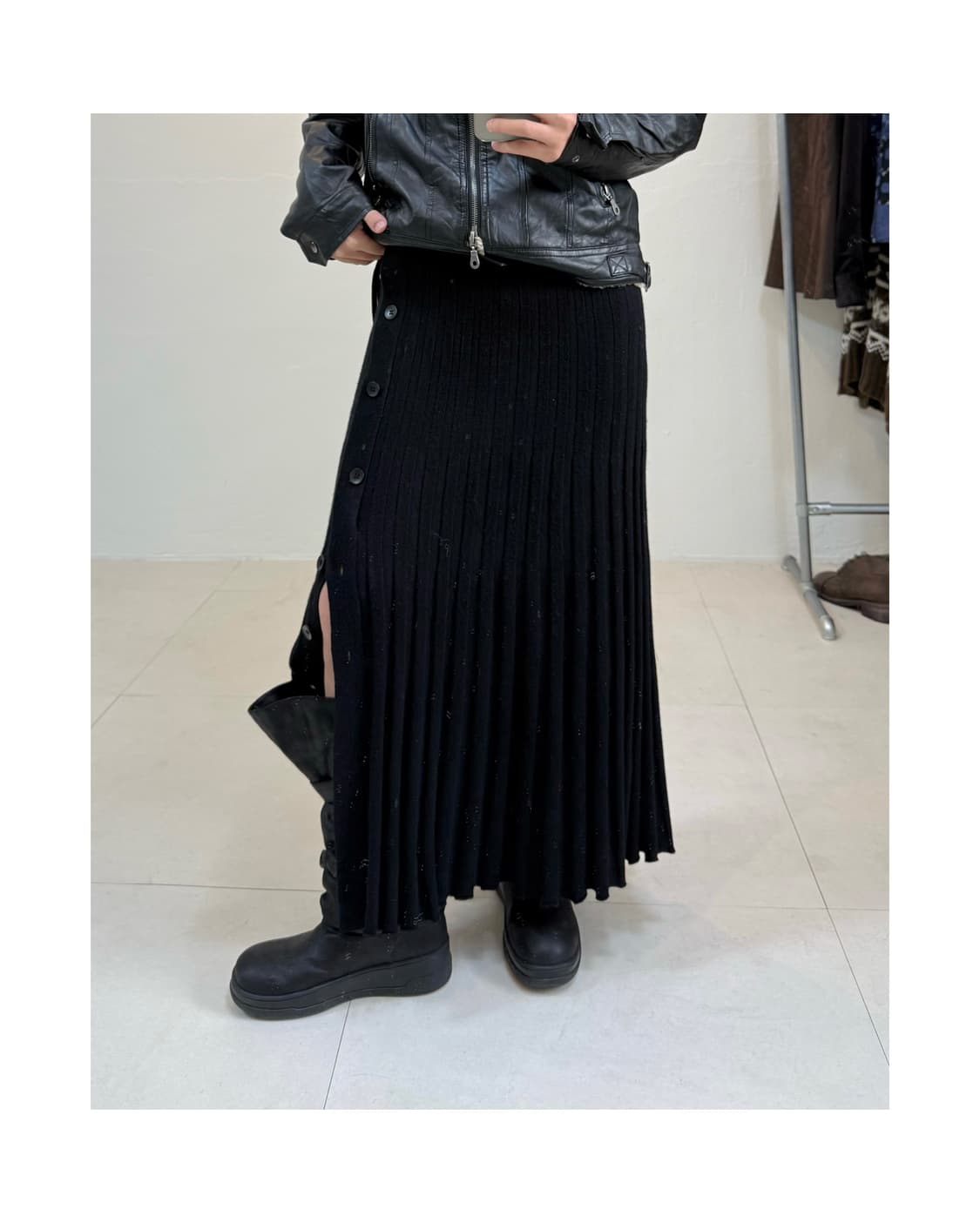 빈티지 플리츠 스커트 상품이미지1