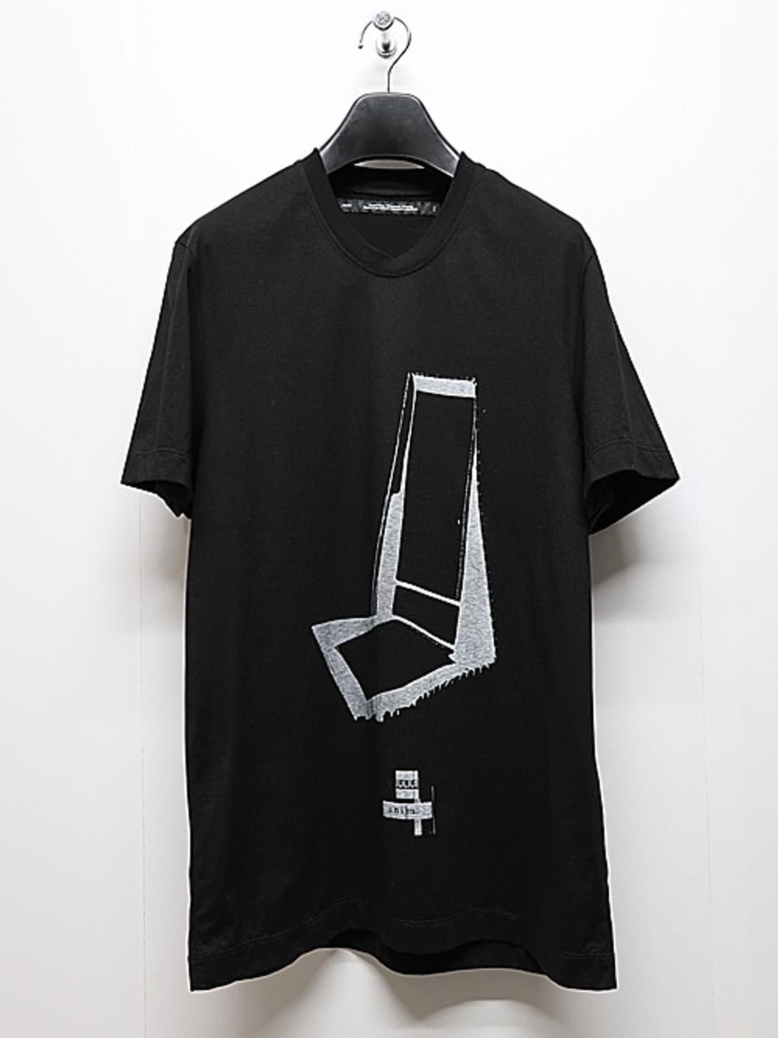 새상품 율리우스 코튼 로고 그래픽 블랙 반팔 3사이즈 상품이미지1