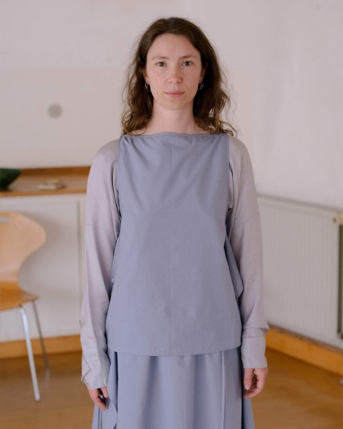 [XS,S,M]베이스레인지 Decti 오가닉 탑/넬슨 블루 상품이미지4