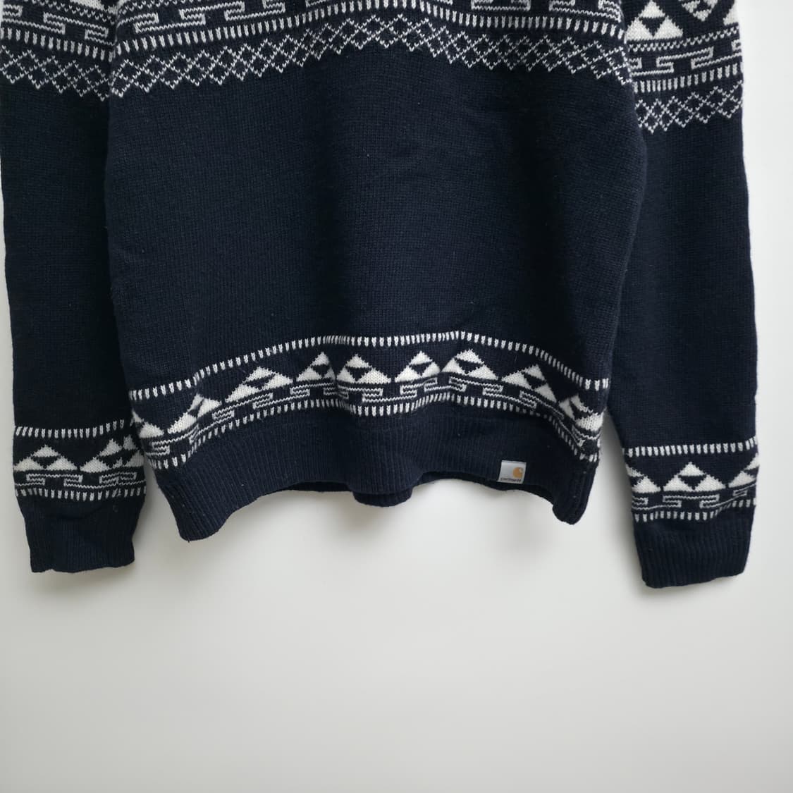 [L] 칼하트 페어아일 네이비 니트 상품이미지3