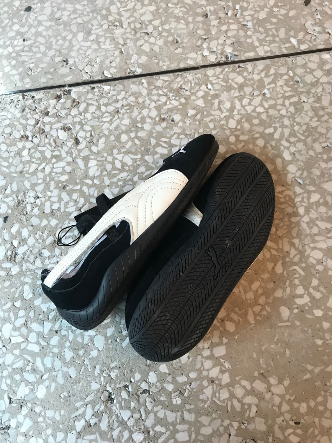 PUMA Ballet Flat Shose Black & White 상품이미지2