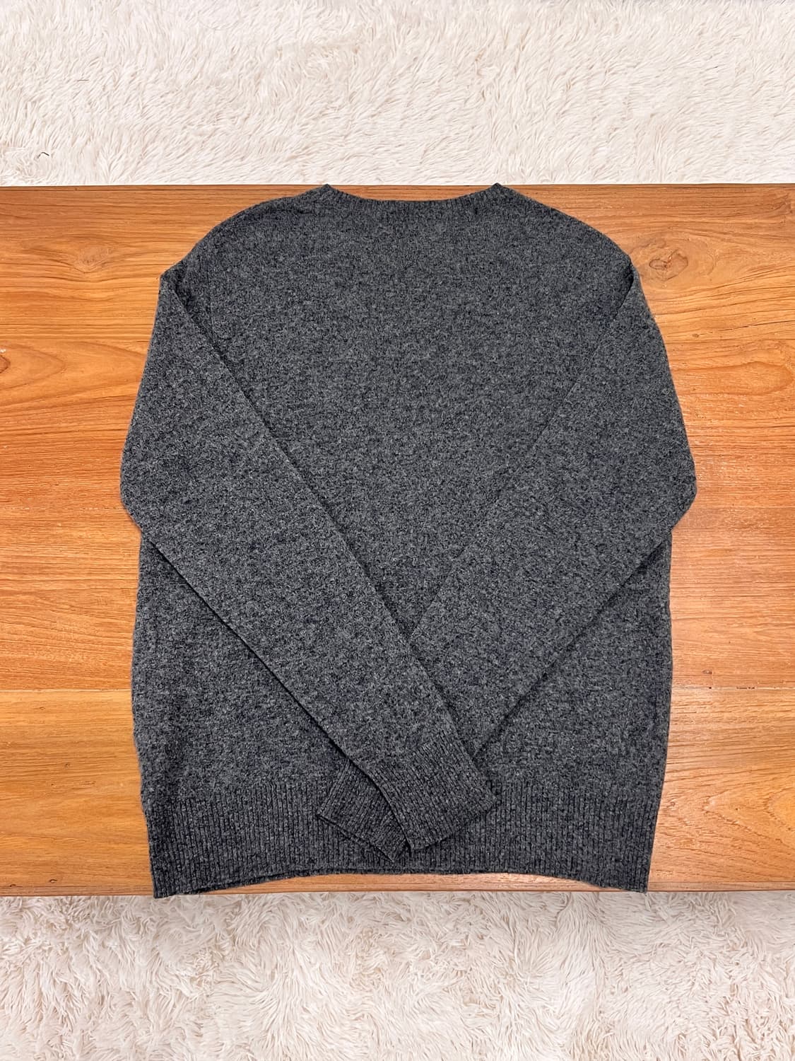 폴로 랄프로렌 크루넥 울 니트 스웨터(그레이) 상품이미지8