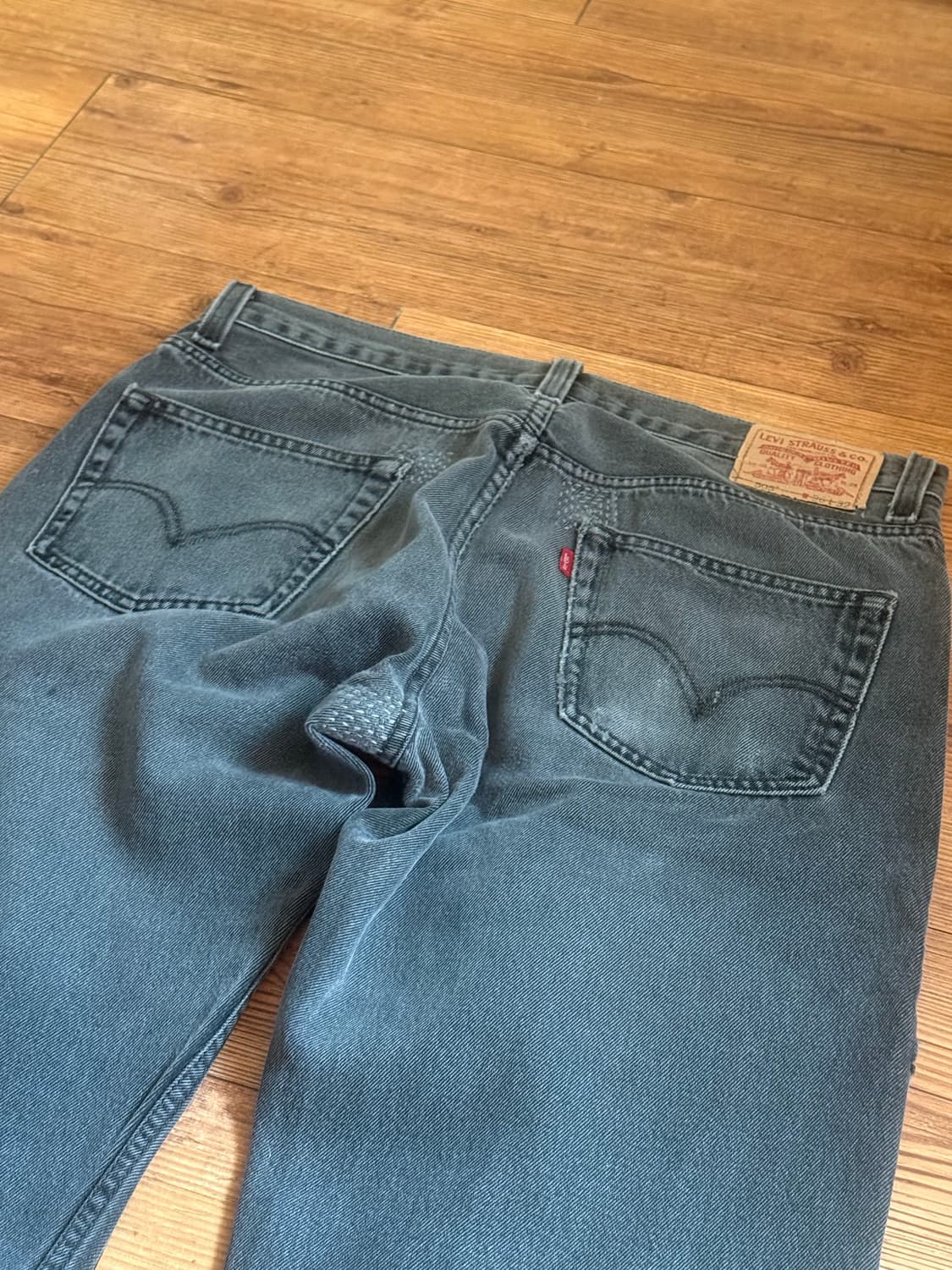 00s 리바이스 505 레귤러핏 흑청 36/32  상품이미지3