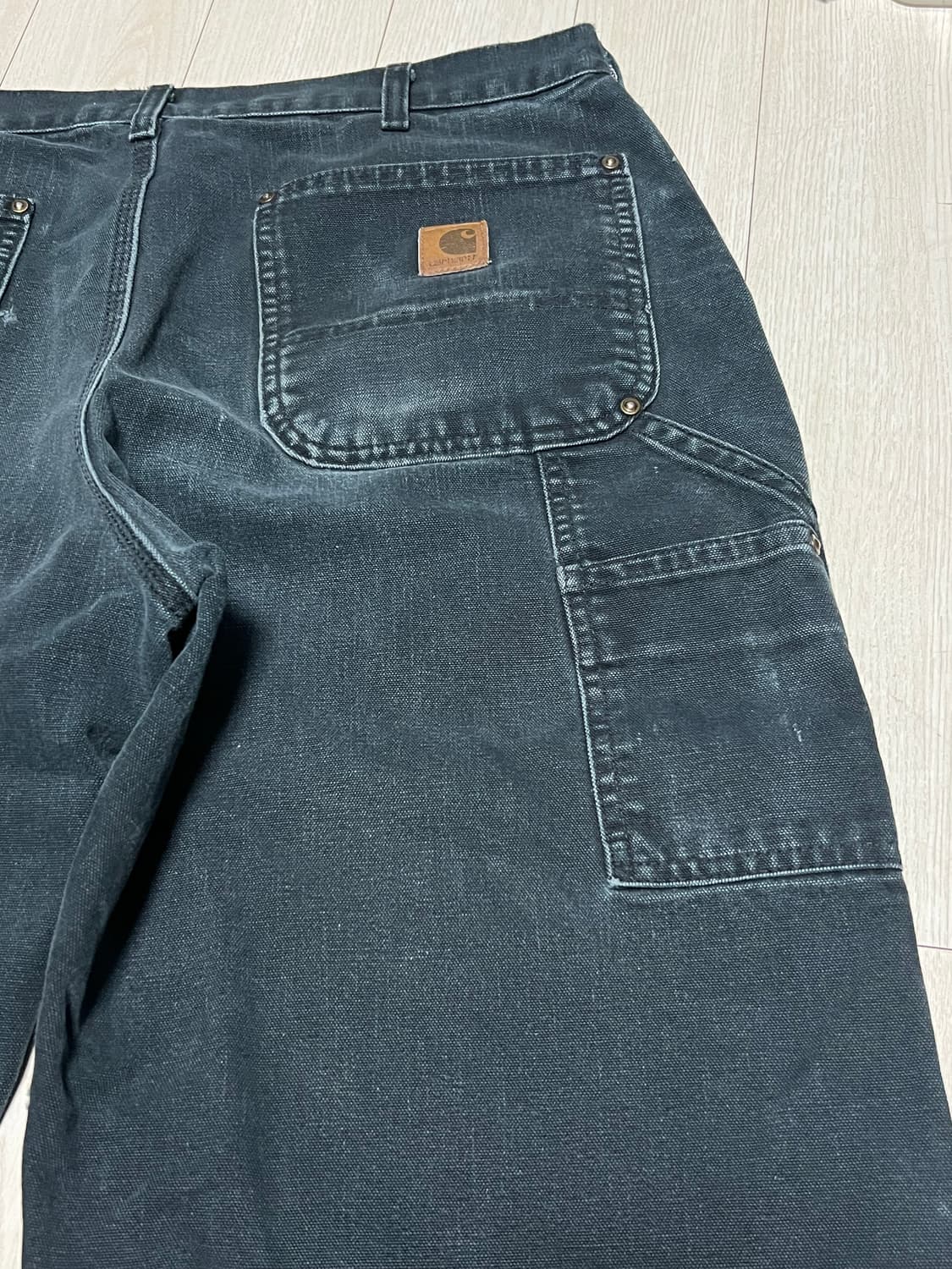 칼하트더블니워크팬츠 B138BLK 35x32사이즈 상품이미지7