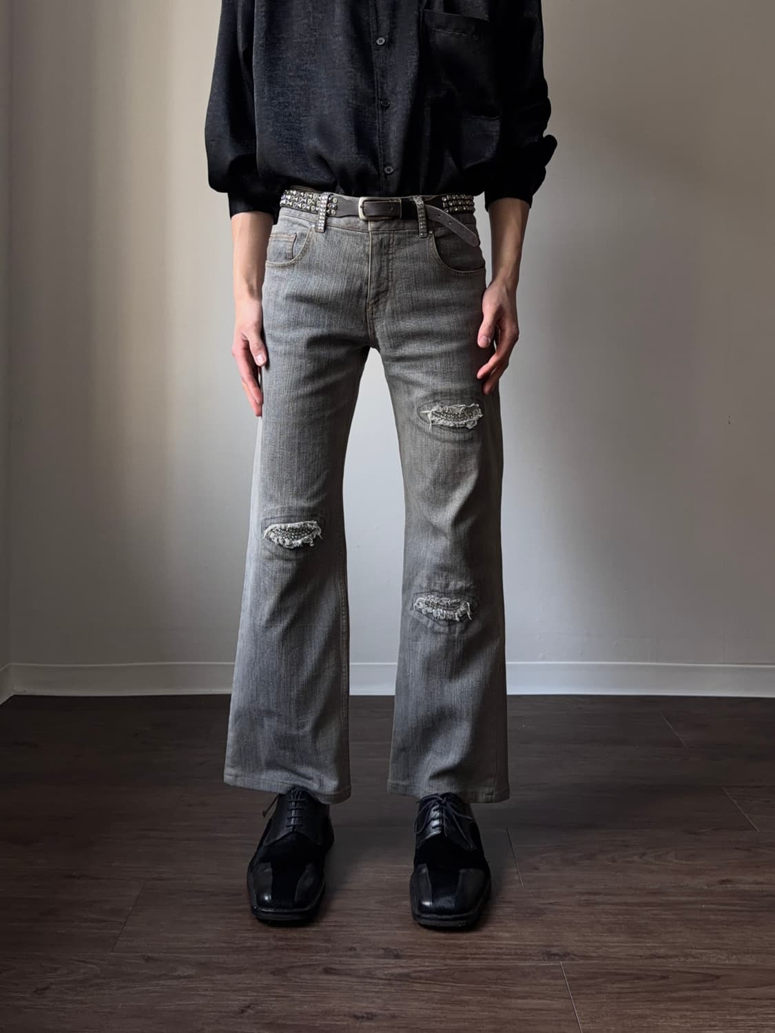 Dual View 비즈 리페어 슬림 플레어 진 상품이미지4