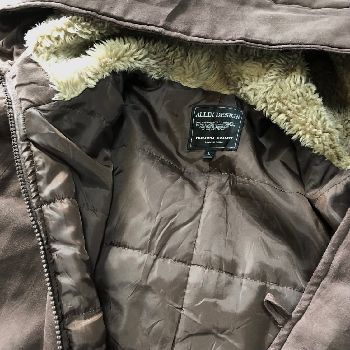 ALLiX DESIGN 빈티지 스웨이드 버튼 점퍼 자켓 상품이미지4