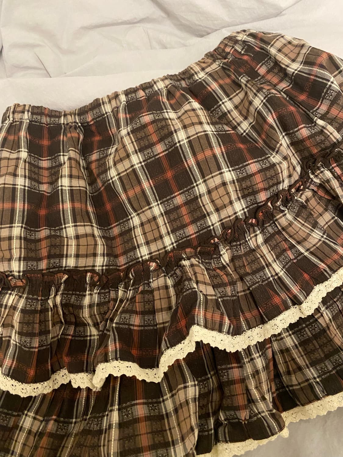 러블리 초코깔 레이스 캉캉스커트 상품이미지3