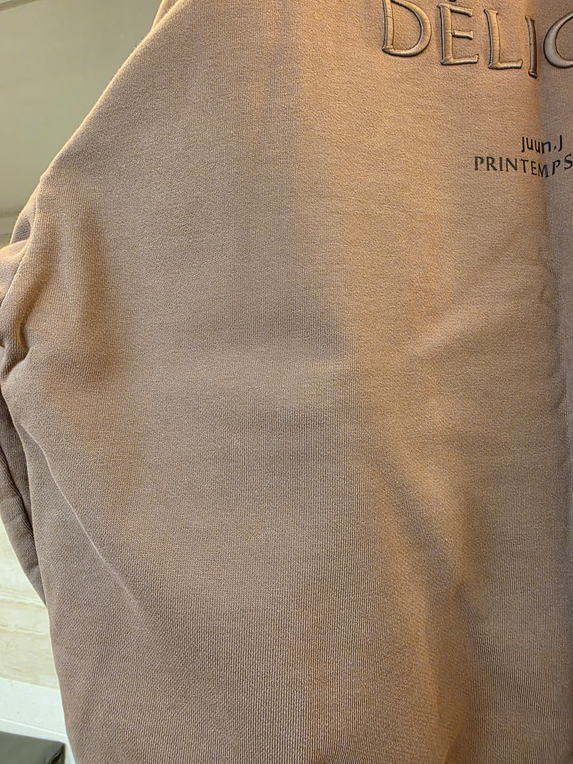 [M]준지 델리켓 맨투맨 브라운 상품이미지3