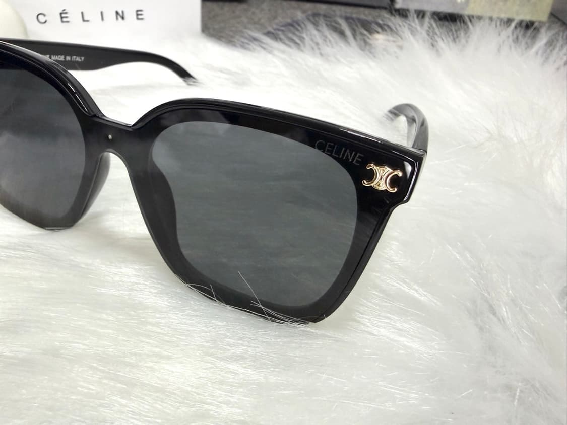셀린느 트리옹페 이니셜 선글라스 블랙 (남여공용) 상품이미지3