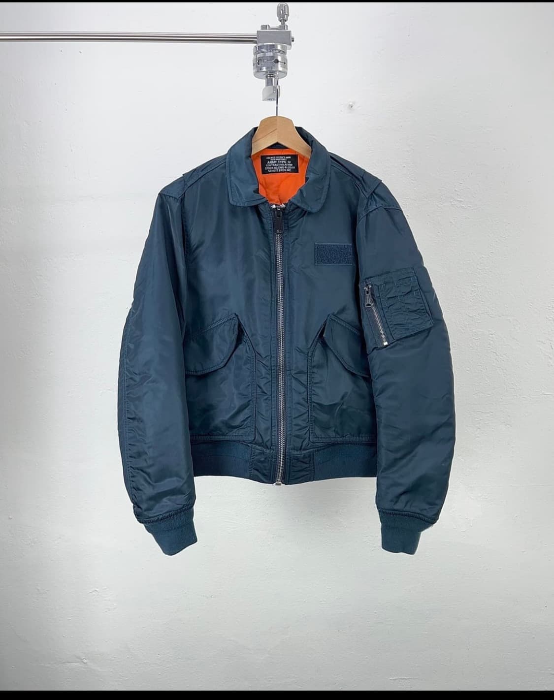 Schott NYC CWU-R 플라이트 점퍼 네이비 S 상품이미지1