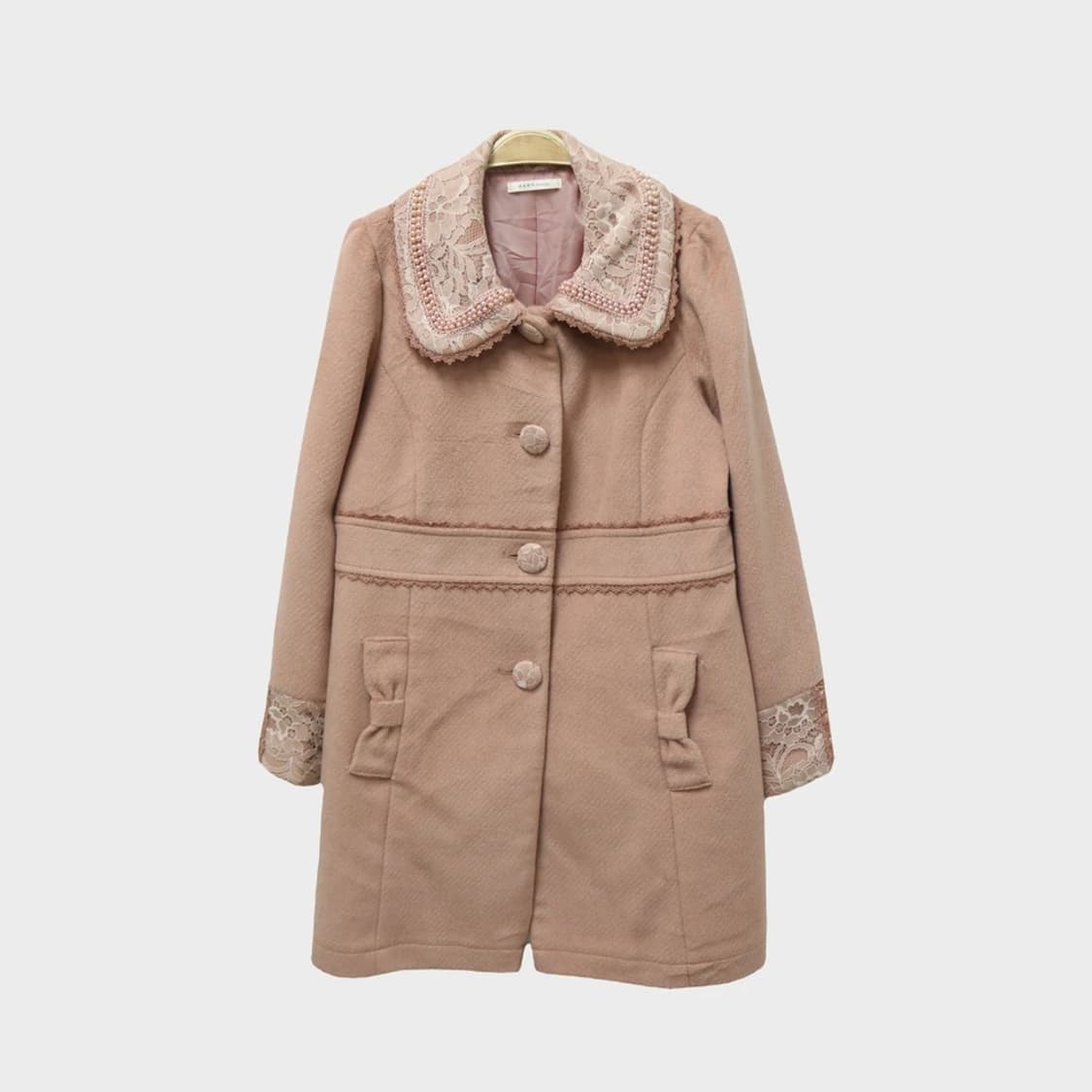 엑시즈 팜 딸기우유 레이스 코트 62455 상품이미지1