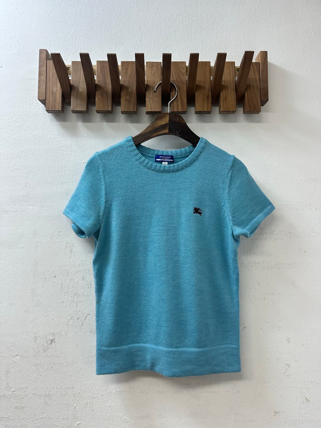 Burberry Blue Label 울100% 버버리 블루라벨 반팔 니트 상품이미지1