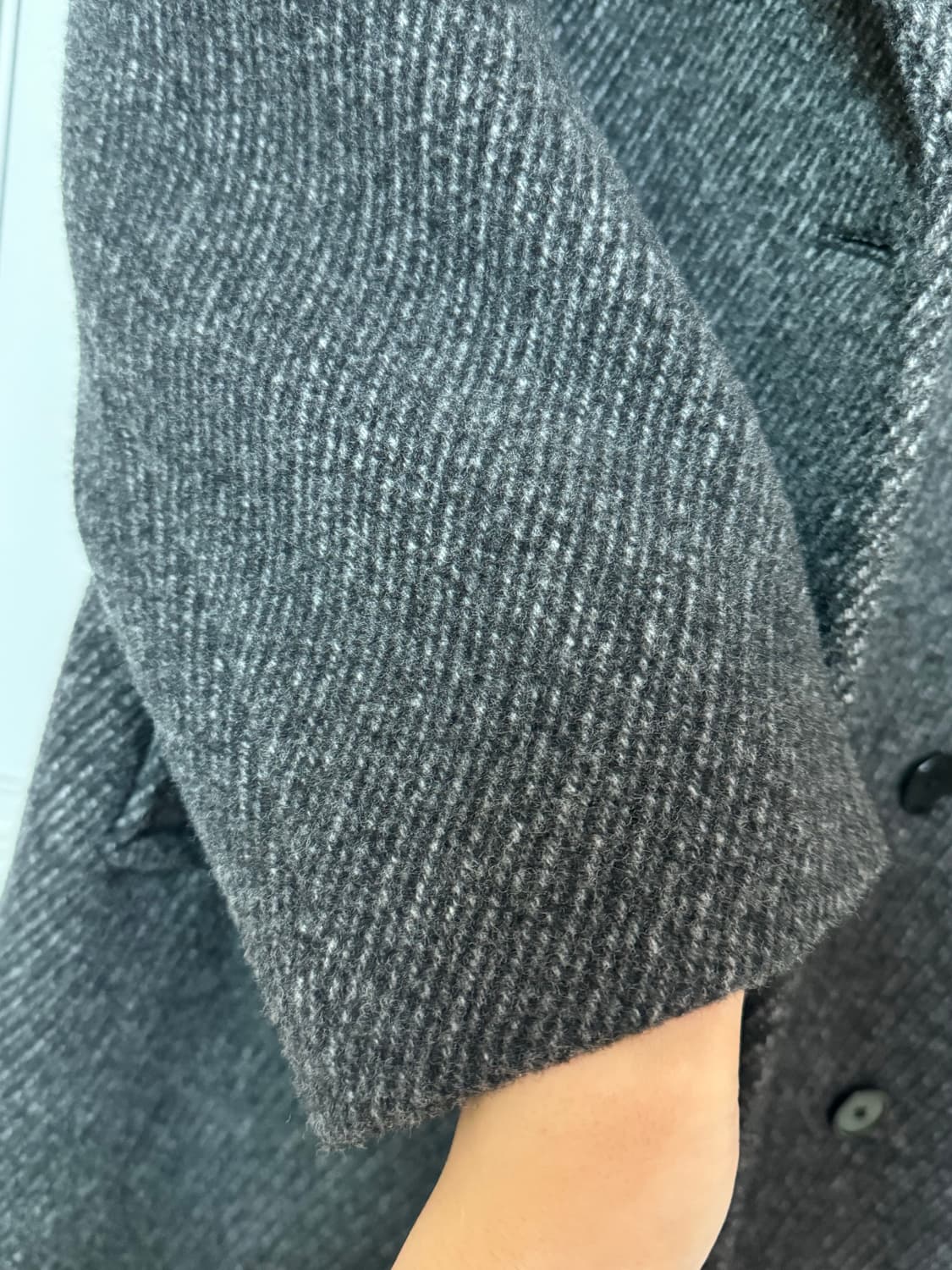 인사일런스우먼 클래식 맥시 코트 S 차콜 상품이미지6