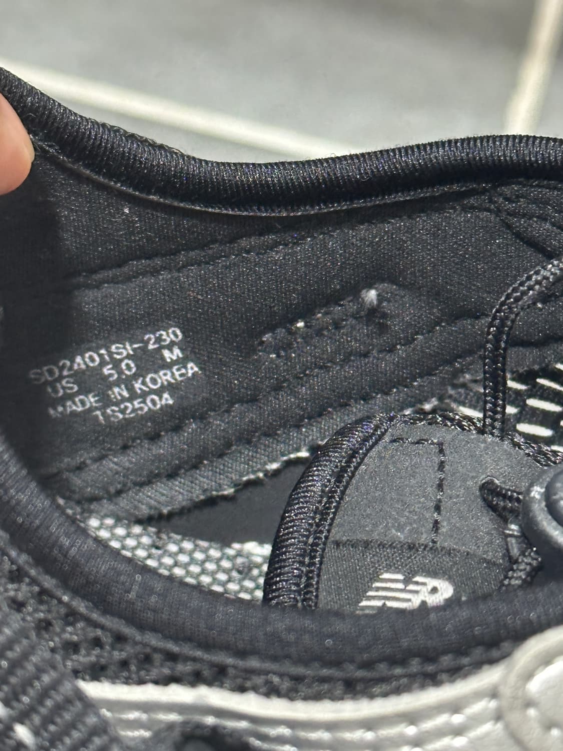 뉴발란스 케이브 스니커 샌들 SD2401SI silver실버 230 상품이미지7