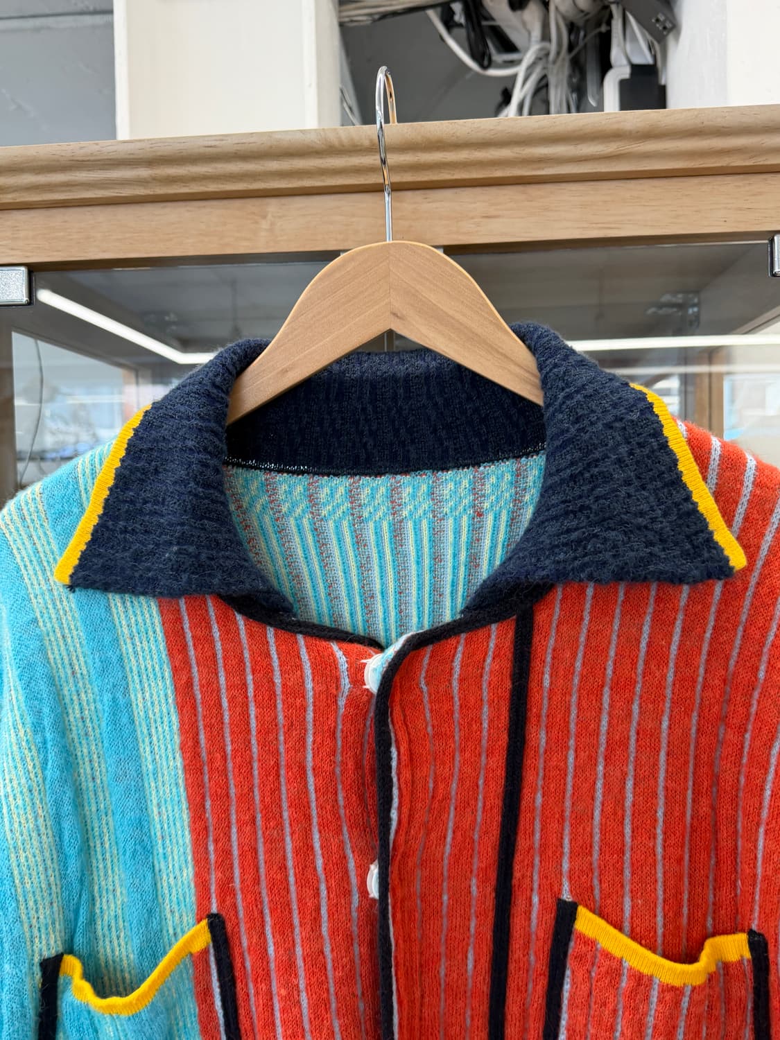 colorblock knit cardigan 상품이미지2
