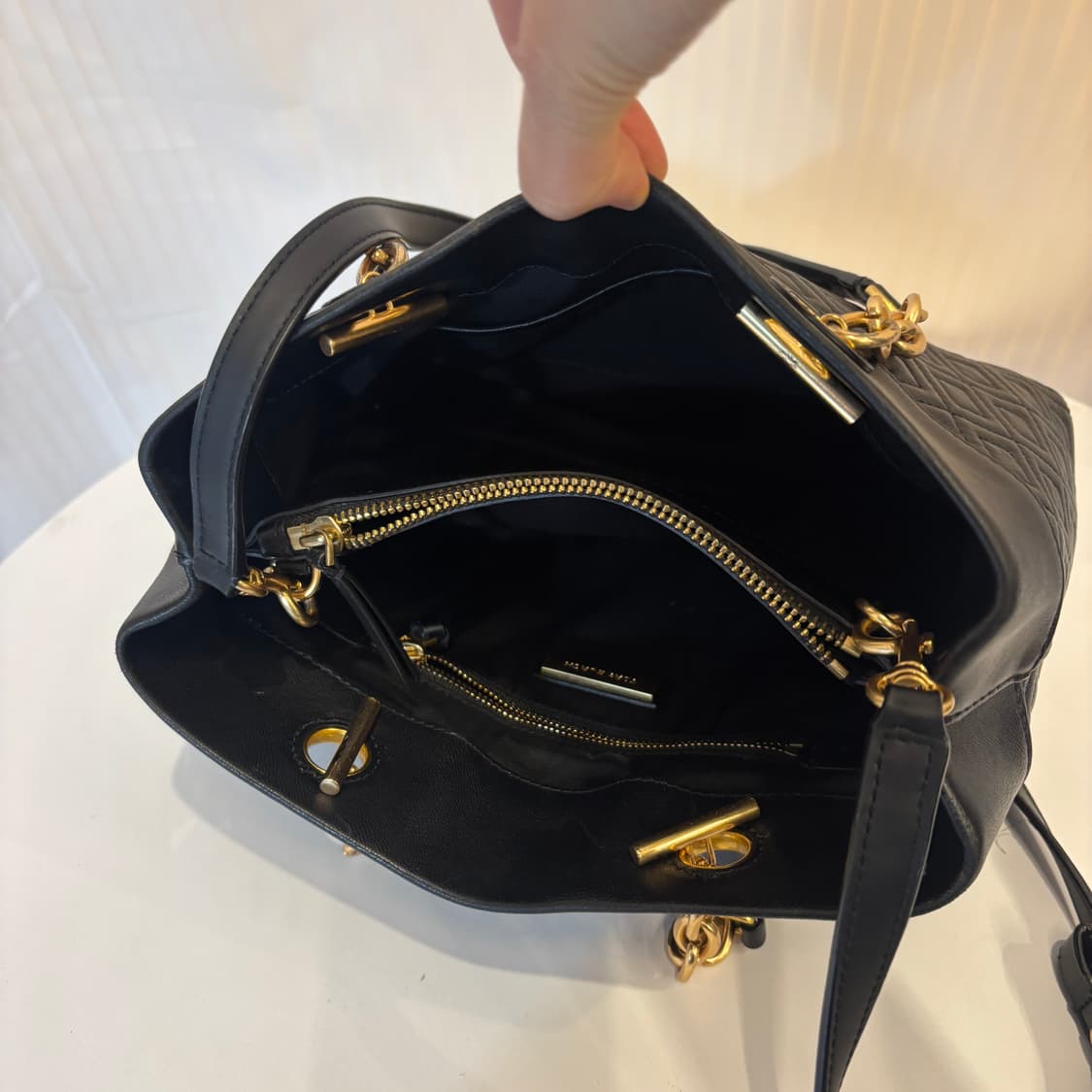 정품 토리버치 플레밍 체인 토트백 크로스백    상품이미지9