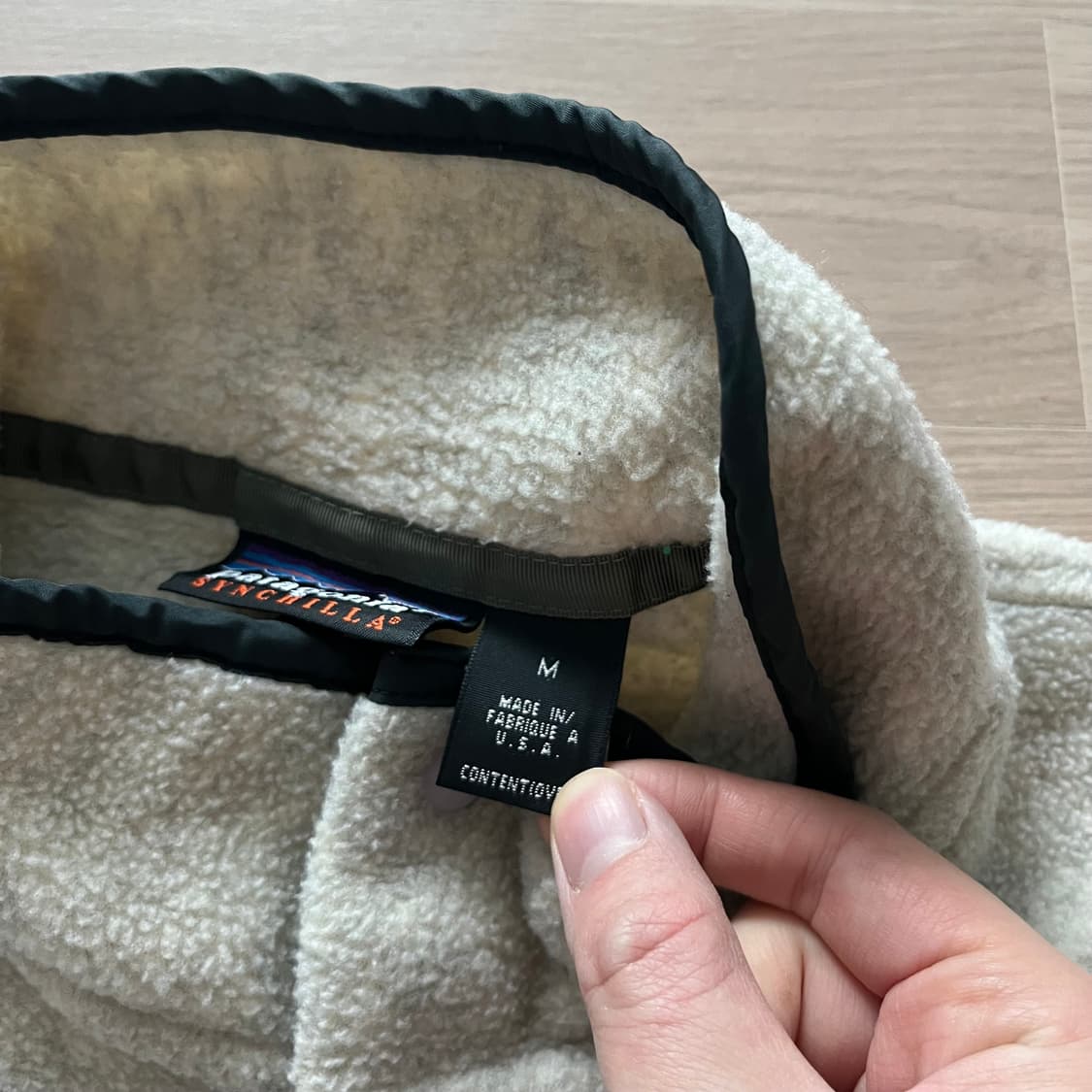 [M] 90s usa 빈티지 파타고니아 신칠라 오트밀 상품이미지2