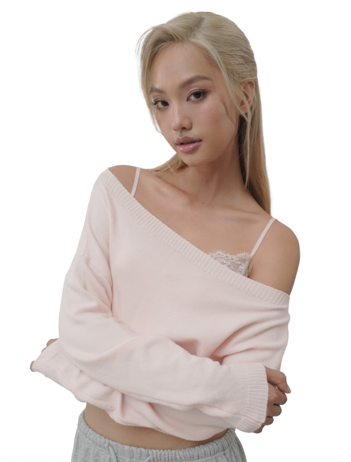 클리시어 honeydew cropped knit 상품이미지1