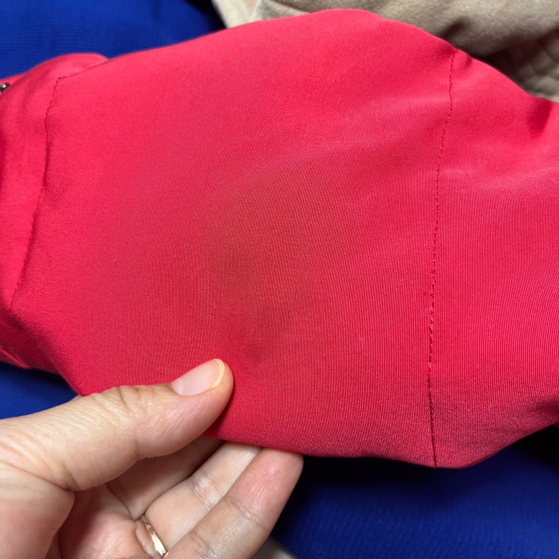 캐나다구스 롱패딩 레드 xs 상품이미지6