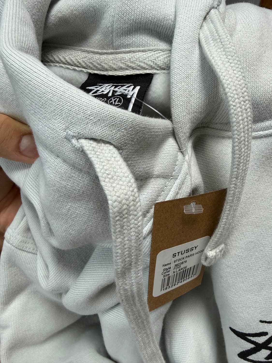 스투시 paris 후드티 포그 그레이 상품이미지3