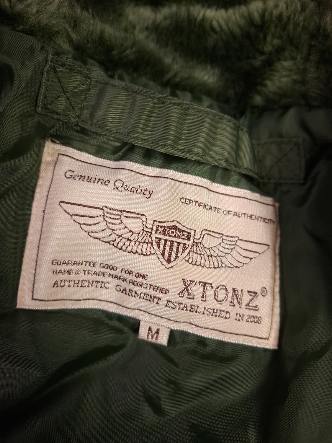 특A 오리지날 엑스톤즈 N-2B 록히드 미공군 파카 상품이미지7