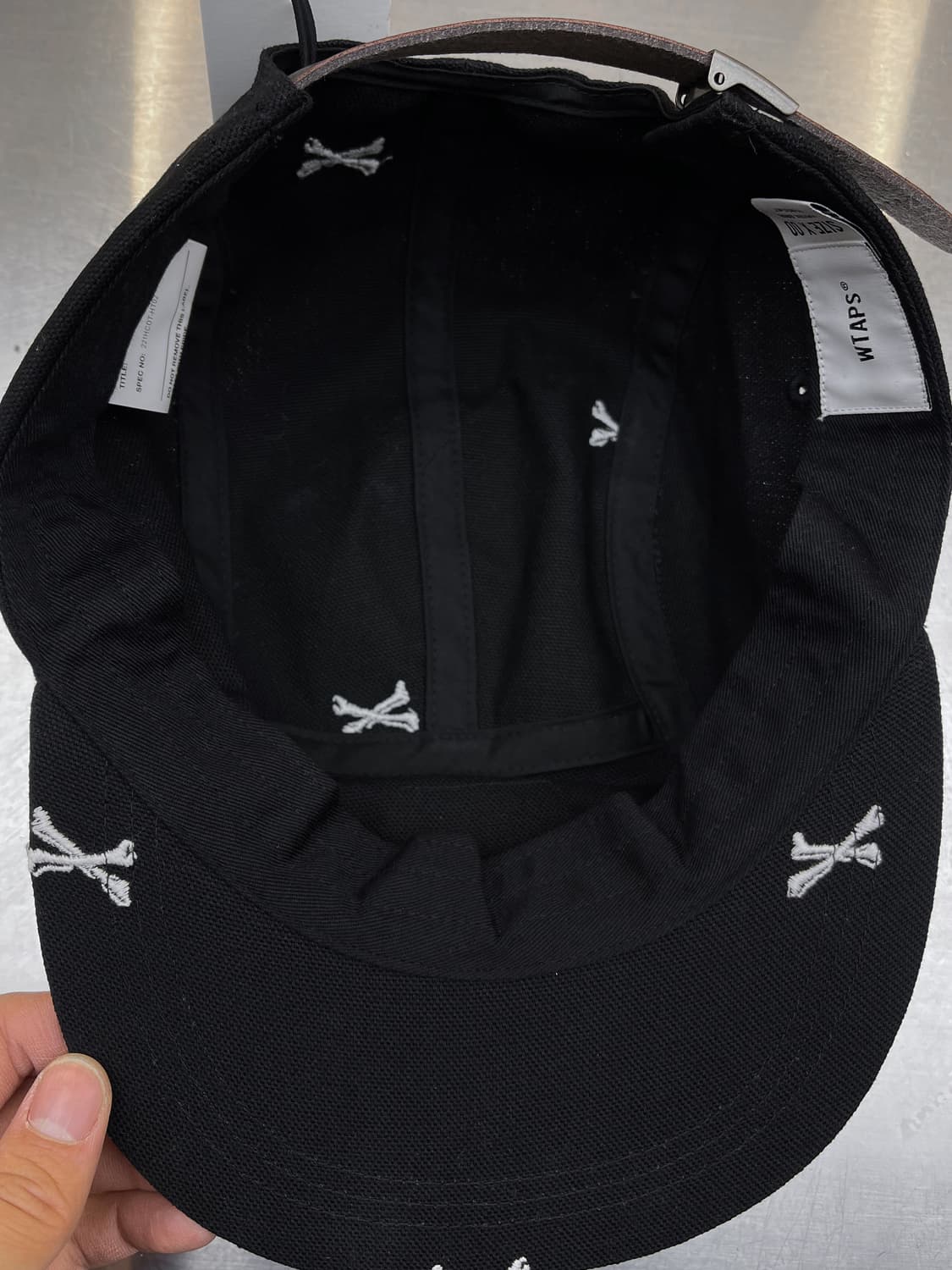 더블탭스 22ss T-5 02 옥스포드 캡 상품이미지4