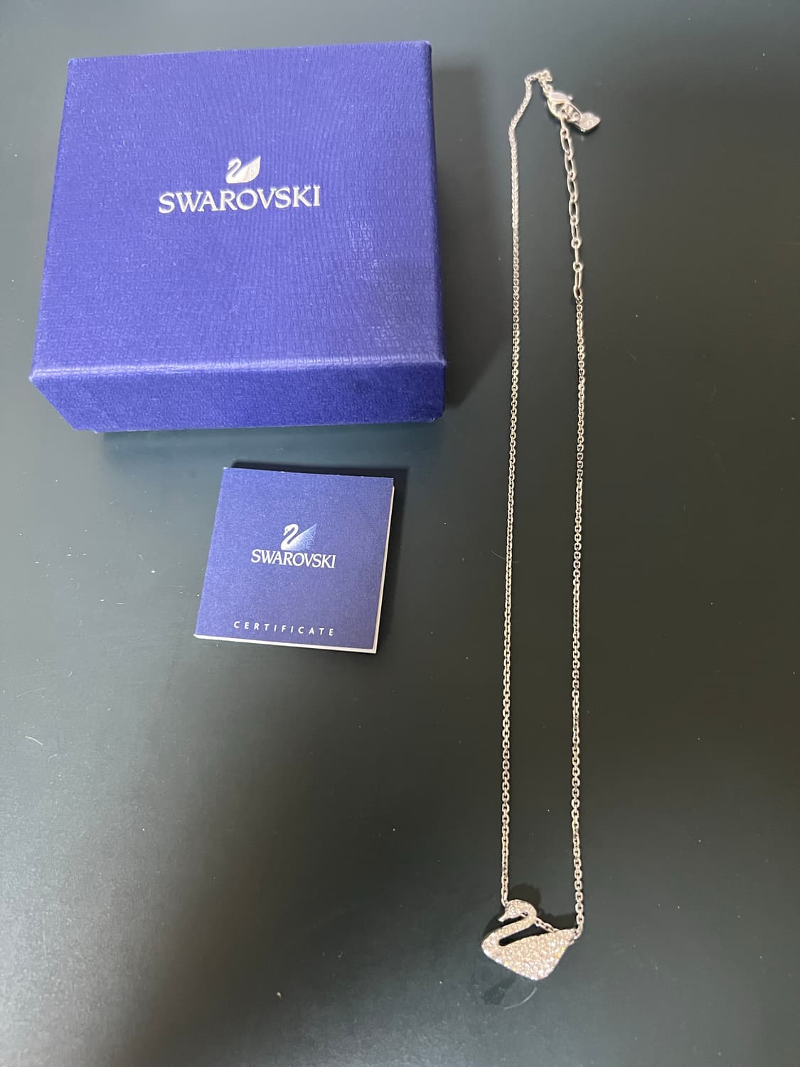 스와로브스키 백조 목걸이 상품이미지1