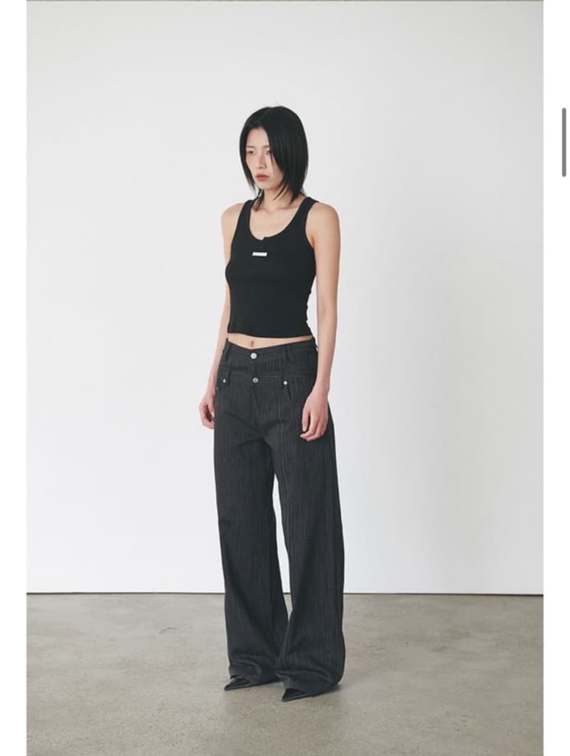 [ORDES] DOUBLE WAIST PANTS - stripe 상품이미지2