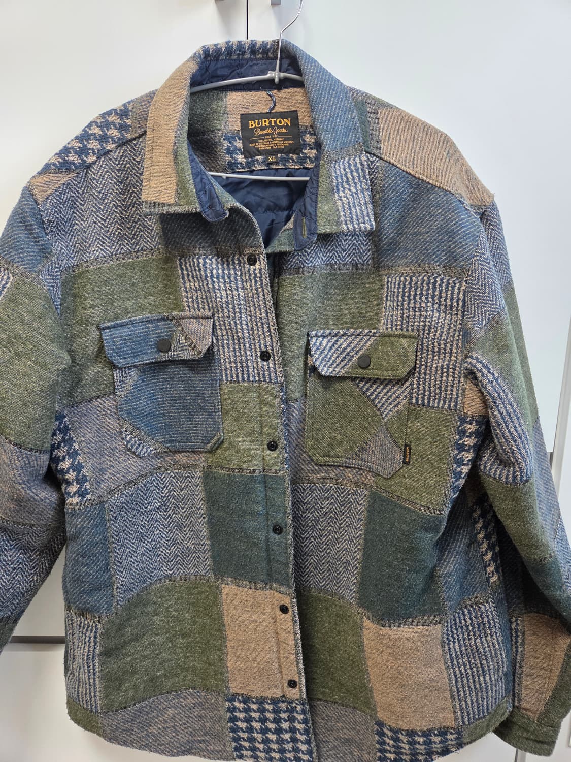 버튼 Burton 패치워크 자켓 아우터 XL 상품이미지1