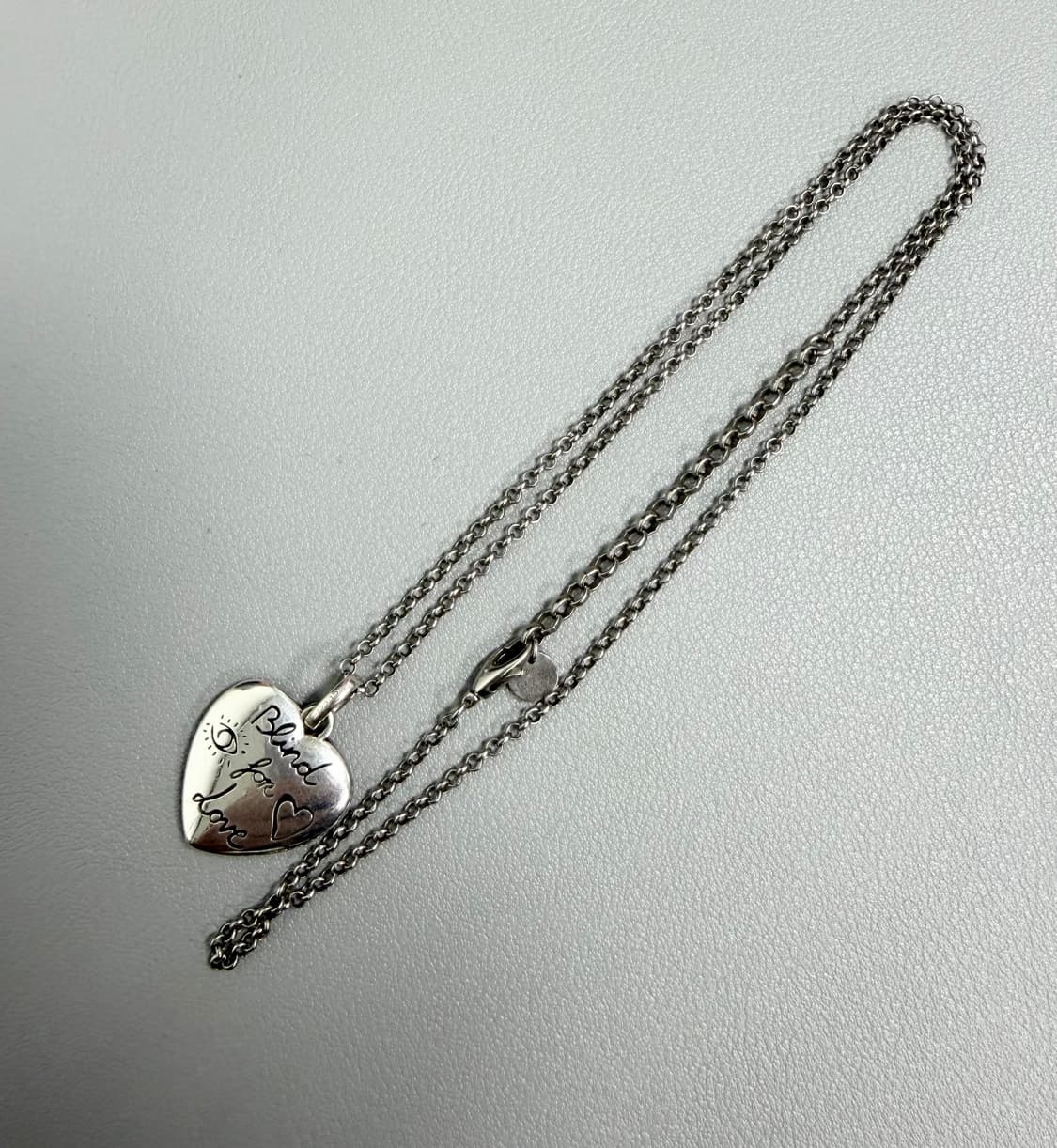 정품 구찌 블라인드포러브 목걸이 상품이미지7