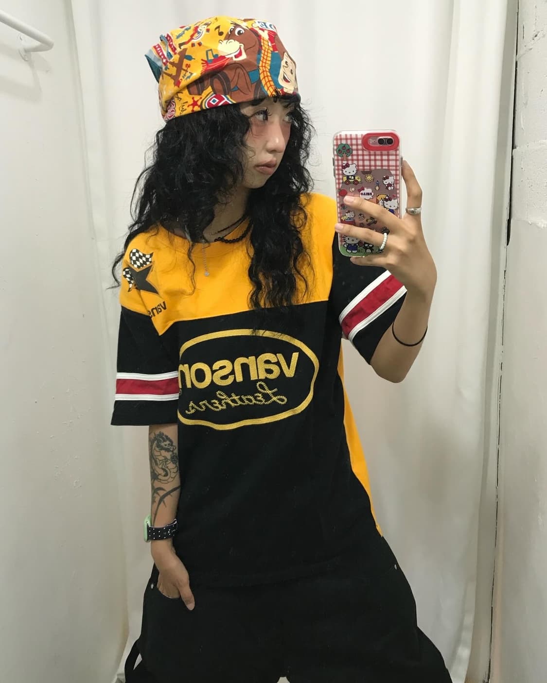 Vanson embroidery T-shirt 상품이미지2