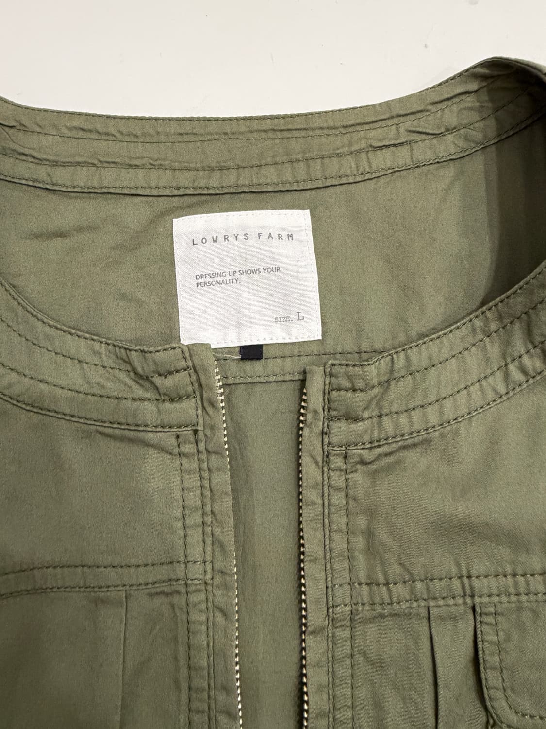 라운드넥 리벳 밀리터리 자켓 상품이미지5