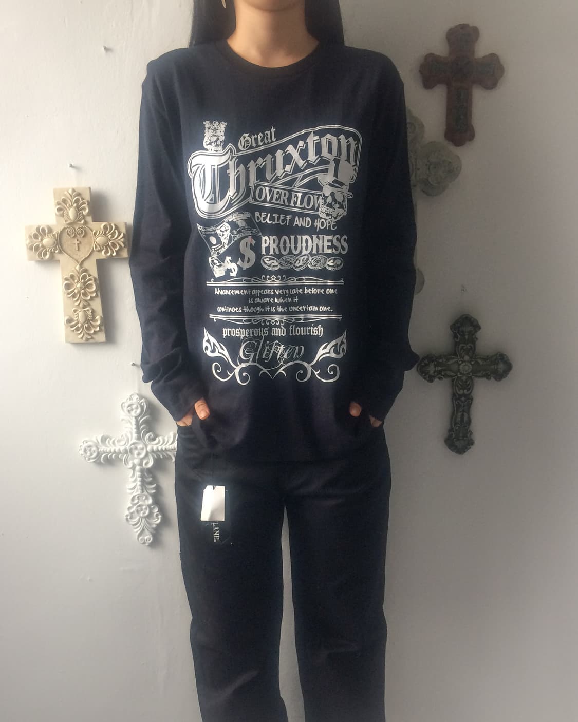 Lettering printing sleeve 상품이미지1