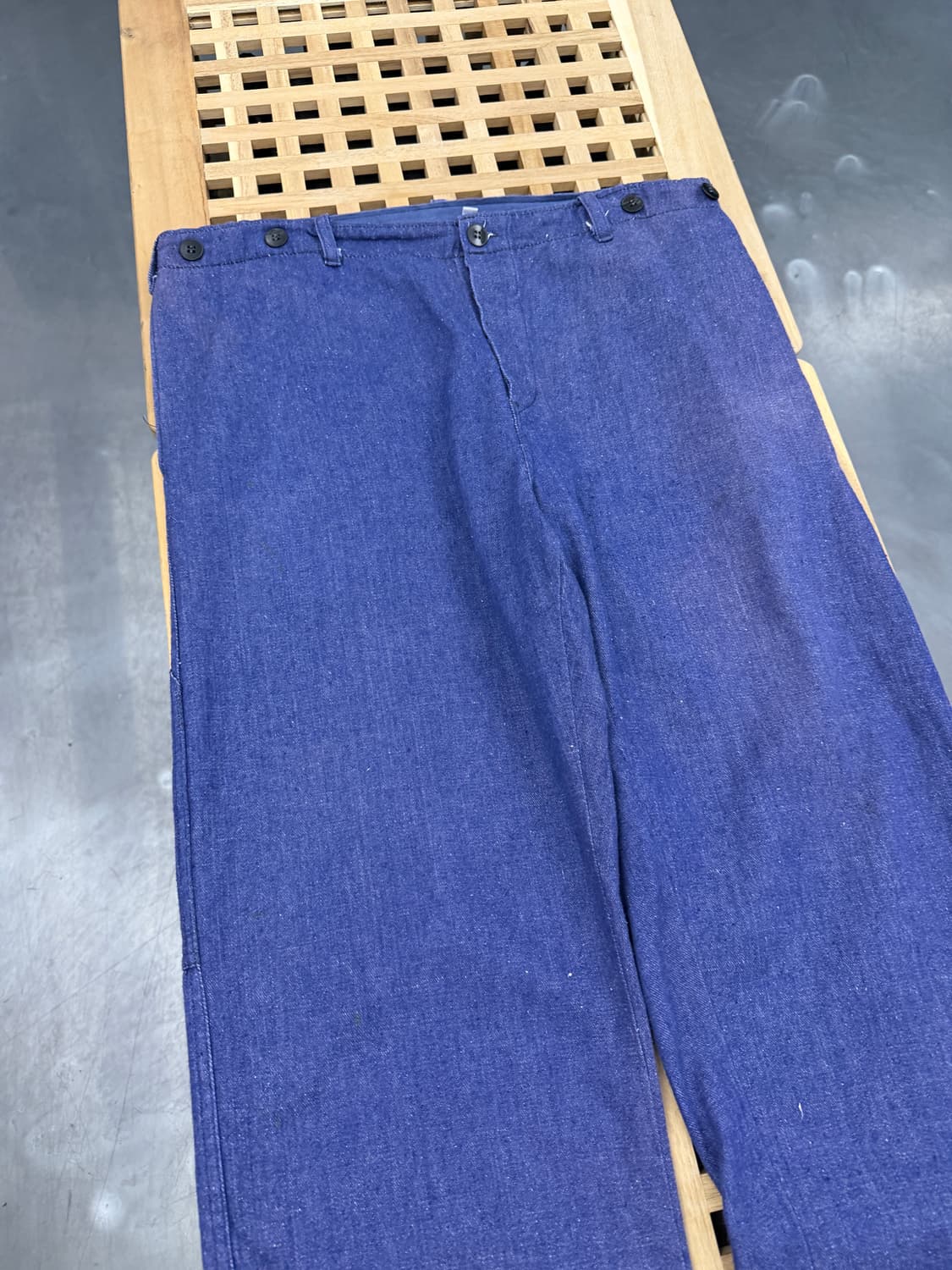 FADED DENIM OLD VINTAGE FRENCH 프렌치워크팬츠 상품이미지5