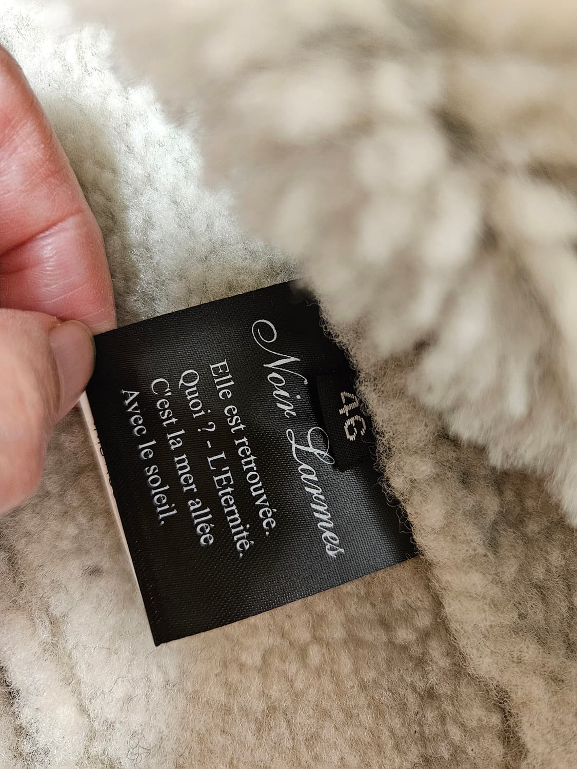 느와르라르메스 무스탕 판매 합니다 상품이미지5