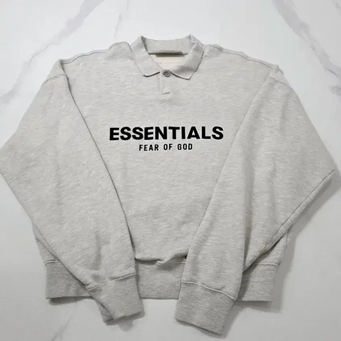 에센셜 피어오브갓 맨투맨 14/16 그레이 상품이미지4