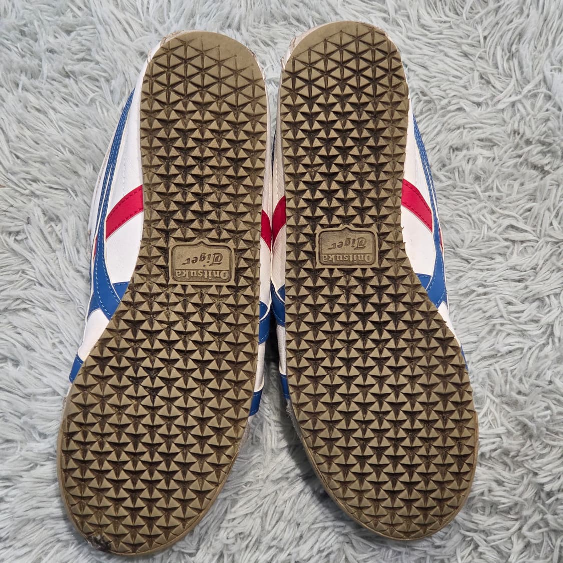 7q-8:오니츠카타이거 멕시코 66 화이트\블루\레드 (22.5cm) 상품이미지9