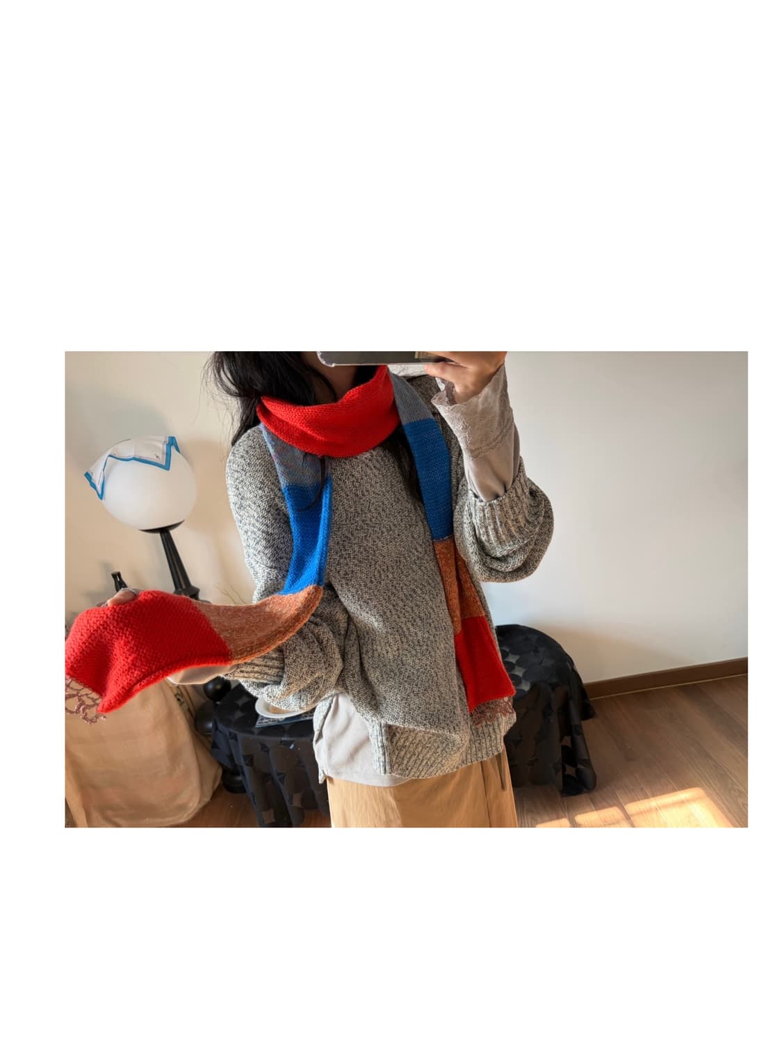 rainbow long muffler 상품이미지4