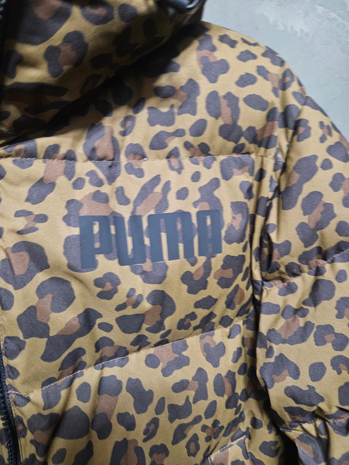 PUMA 레오파드 후드 패딩 (M) 상품이미지2