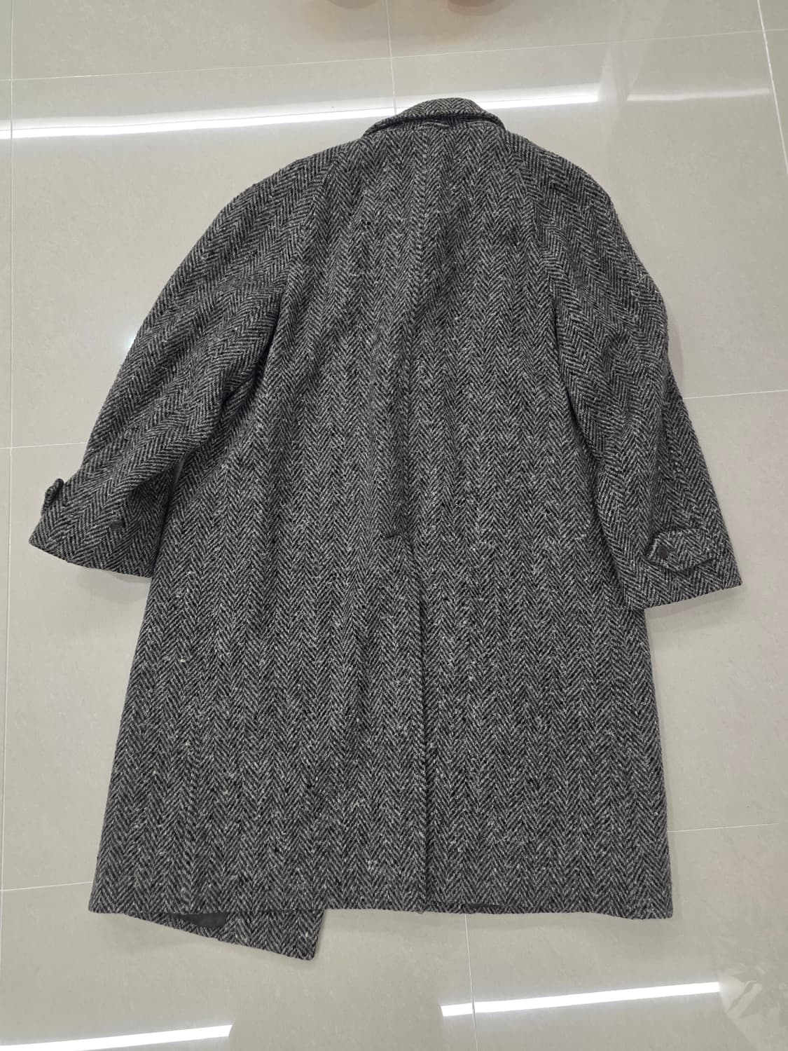 버버리 아이리쉬 트위드 코트 헤링본 상품이미지2