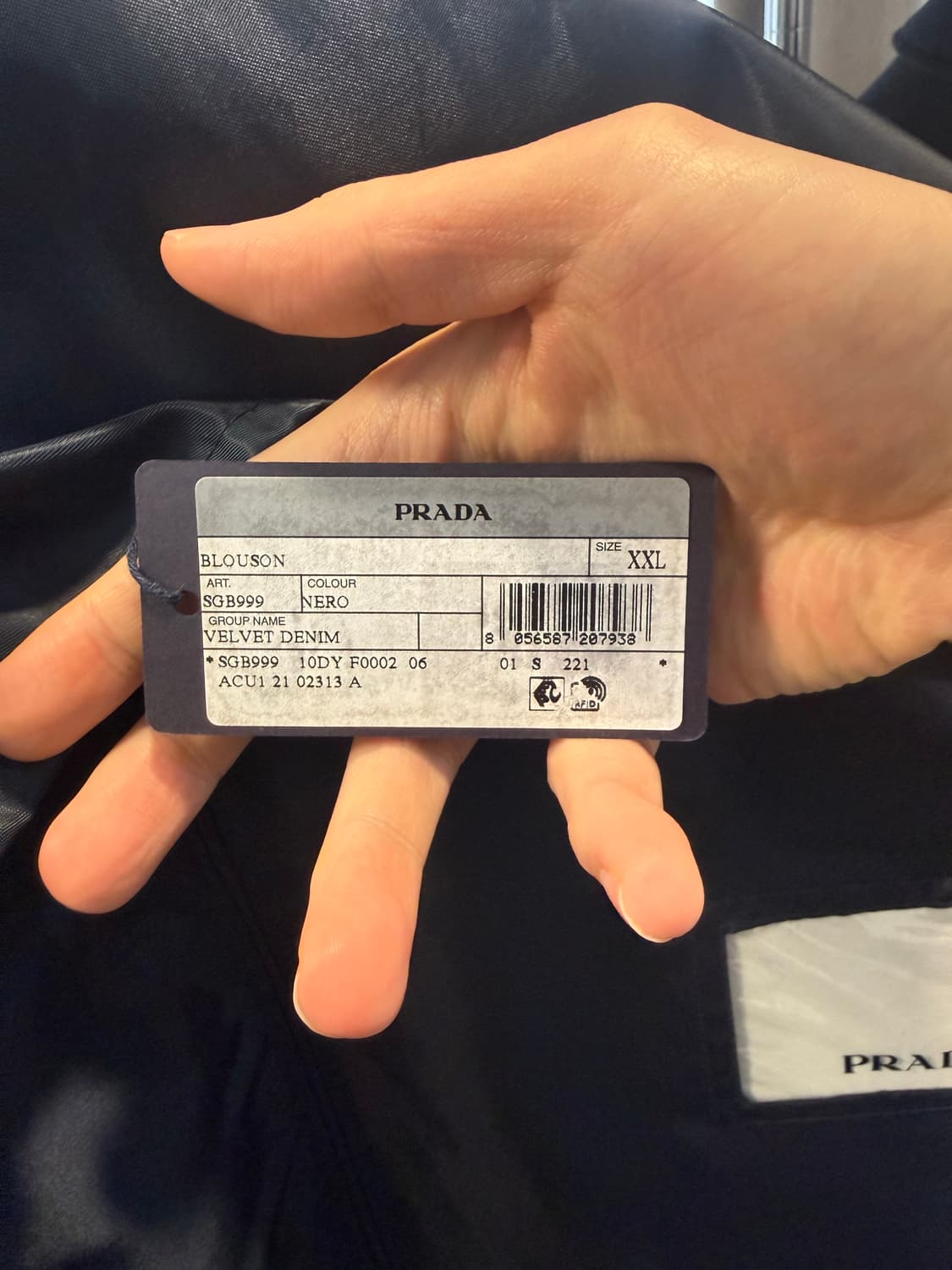 프라다 벨벳자켓 상품이미지4