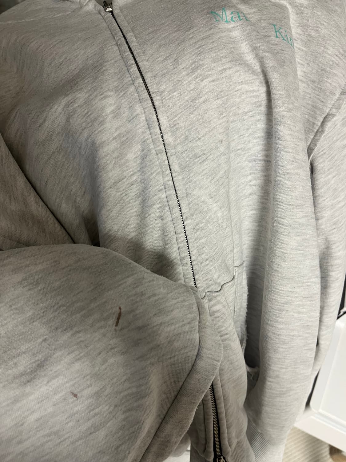 정품 마뗑킴 후드집업 오트밀 (free) 상품이미지7