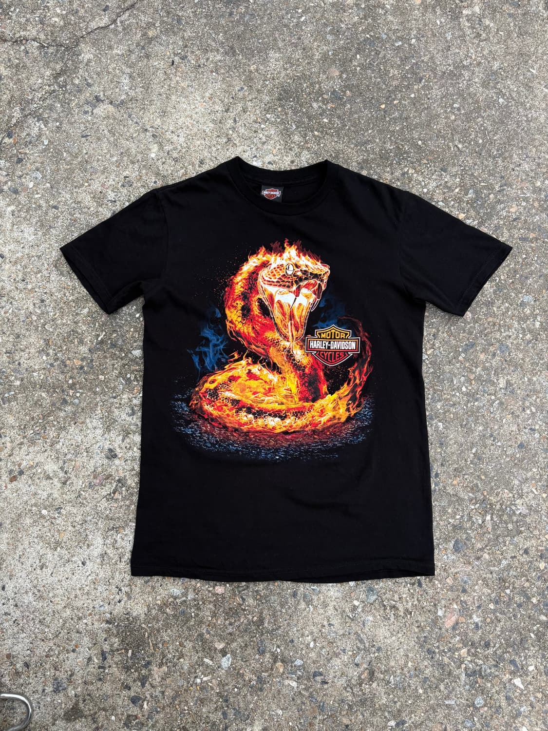 Harley Davidson Motorcycles Fire Snake T 상품이미지1
