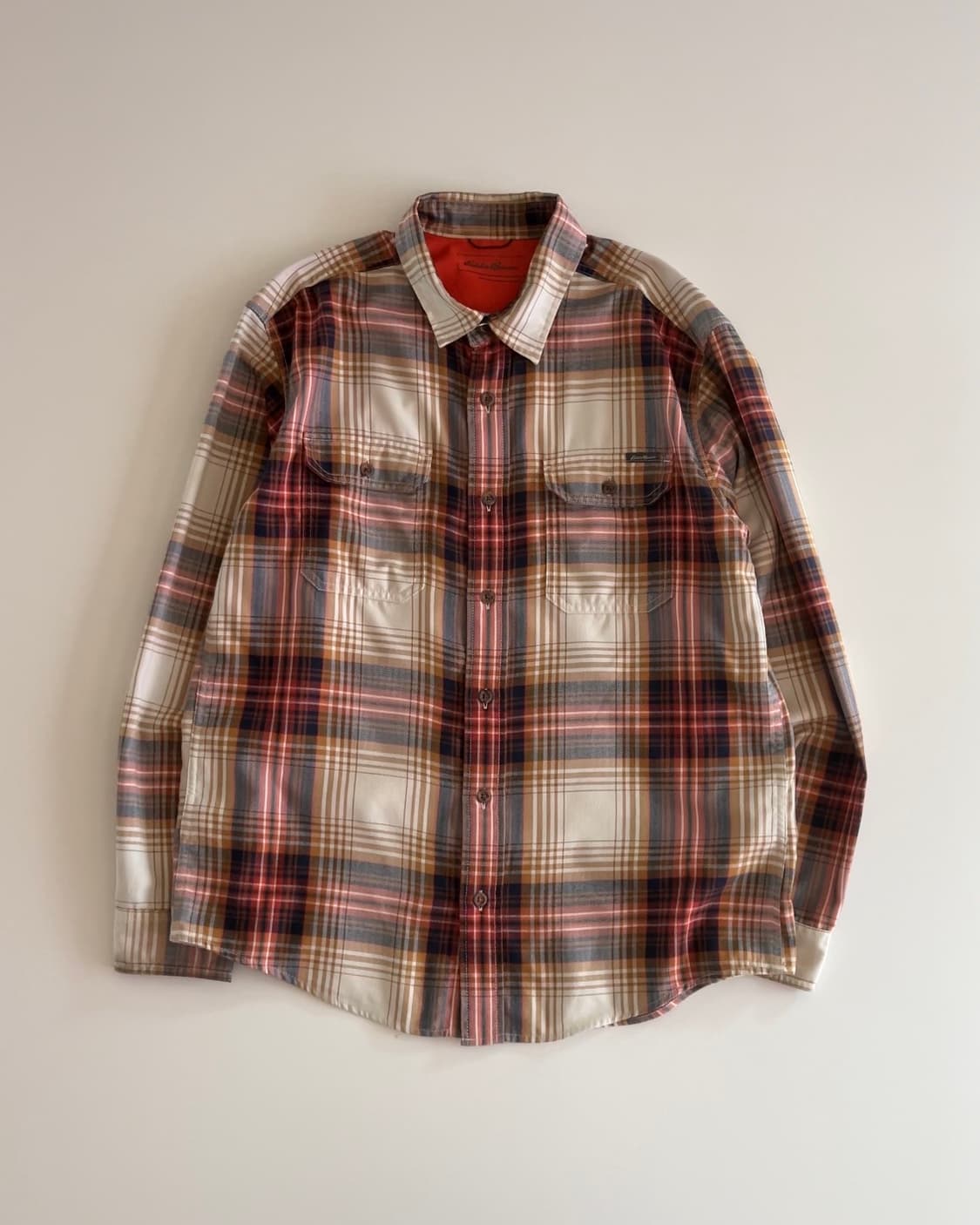 에디바우어 투포켓 체크셔츠 상품이미지1