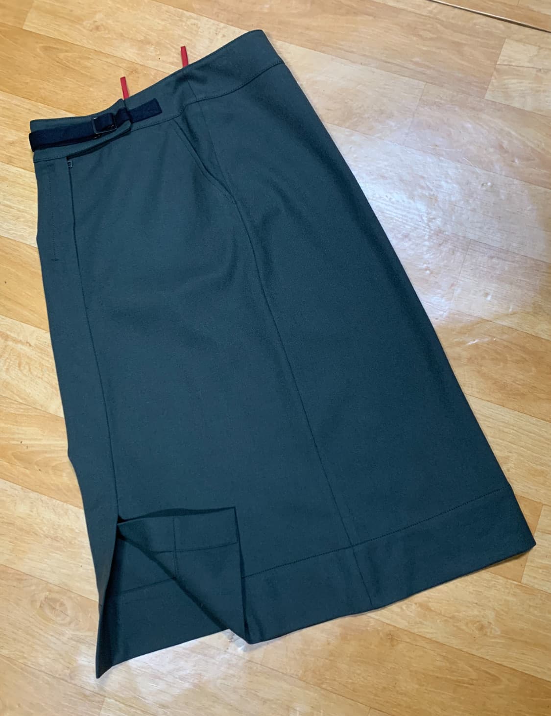 PRADA 프라다 롱 스커트(울)M 사이즈 상품이미지1