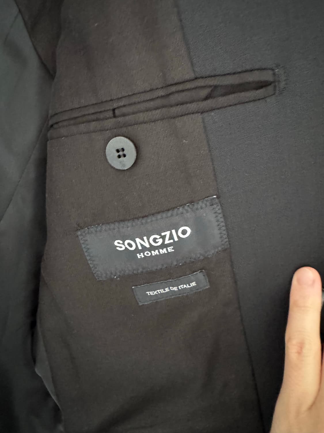 송지오 옴므 블랙 셋업  상품이미지5