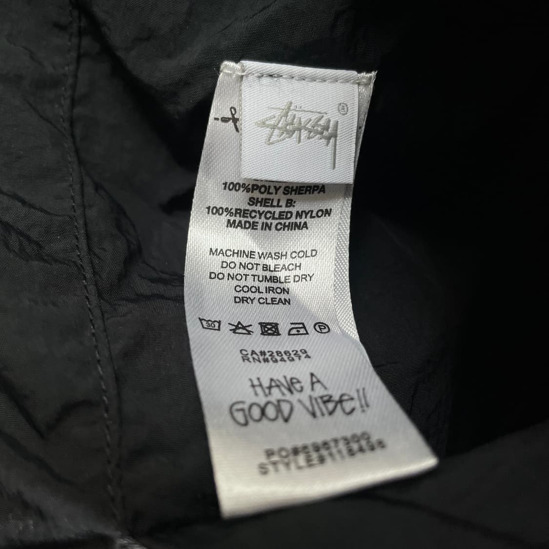-Stussy 스투시 8볼 크림 쉐르파 자켓 상품이미지9